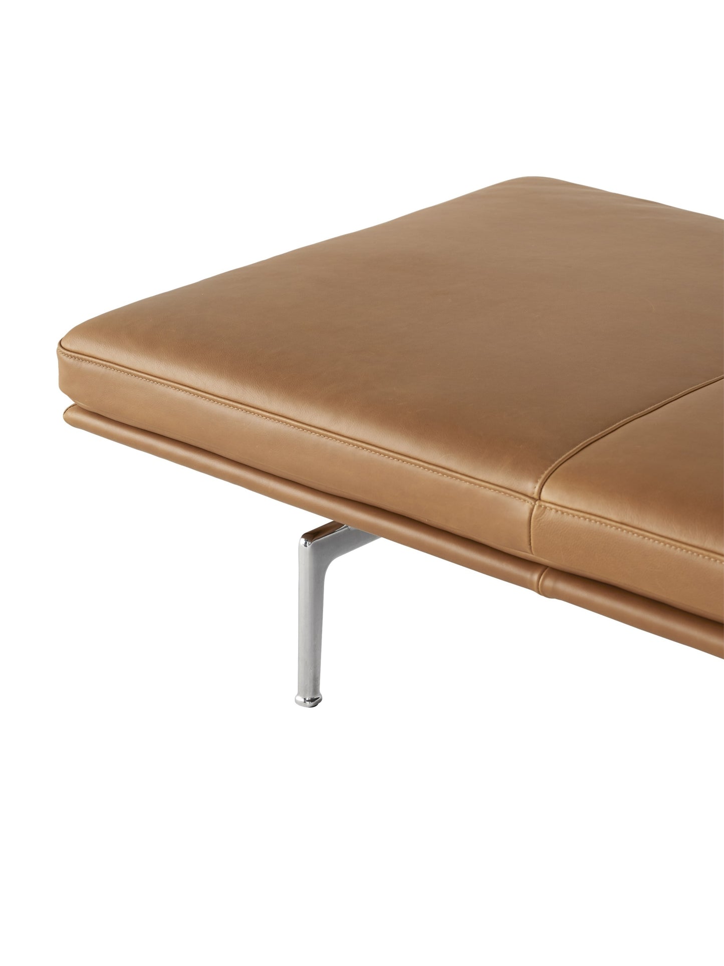 Muuto Outline Daybed Cognac nahka/alumiini