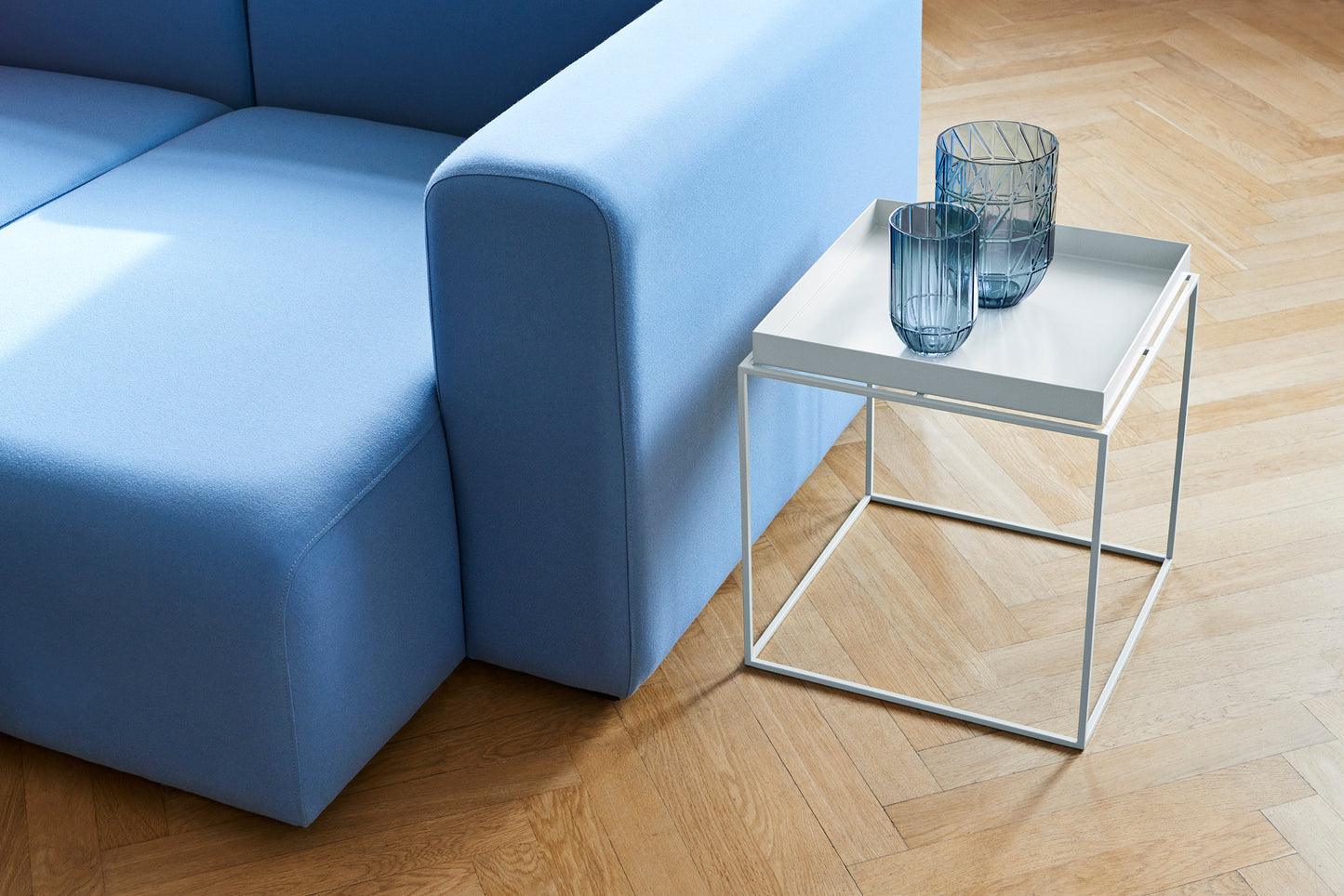 HAY Tray pöytä 30x30 valkoinen