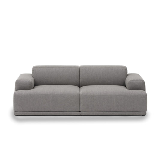 Muuto Connect Soft 2-istuttava moduulisohva Re-wool 128