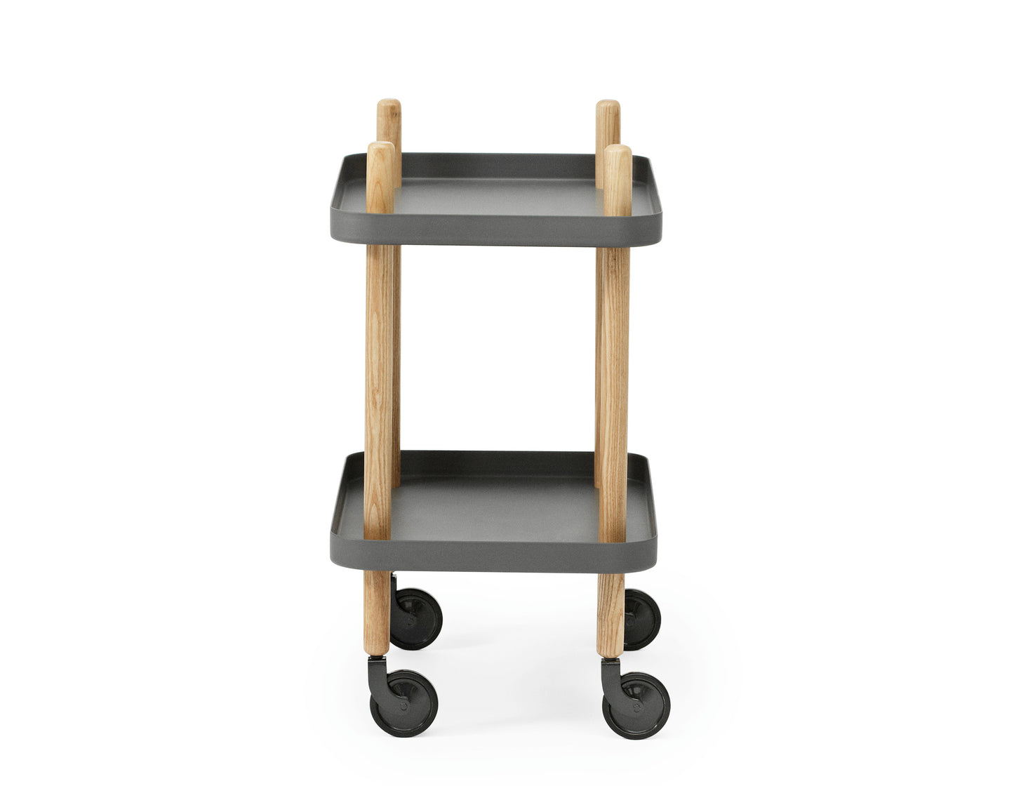 Normann Copenhagen Block tarjoiluvaunu tummanharmaa