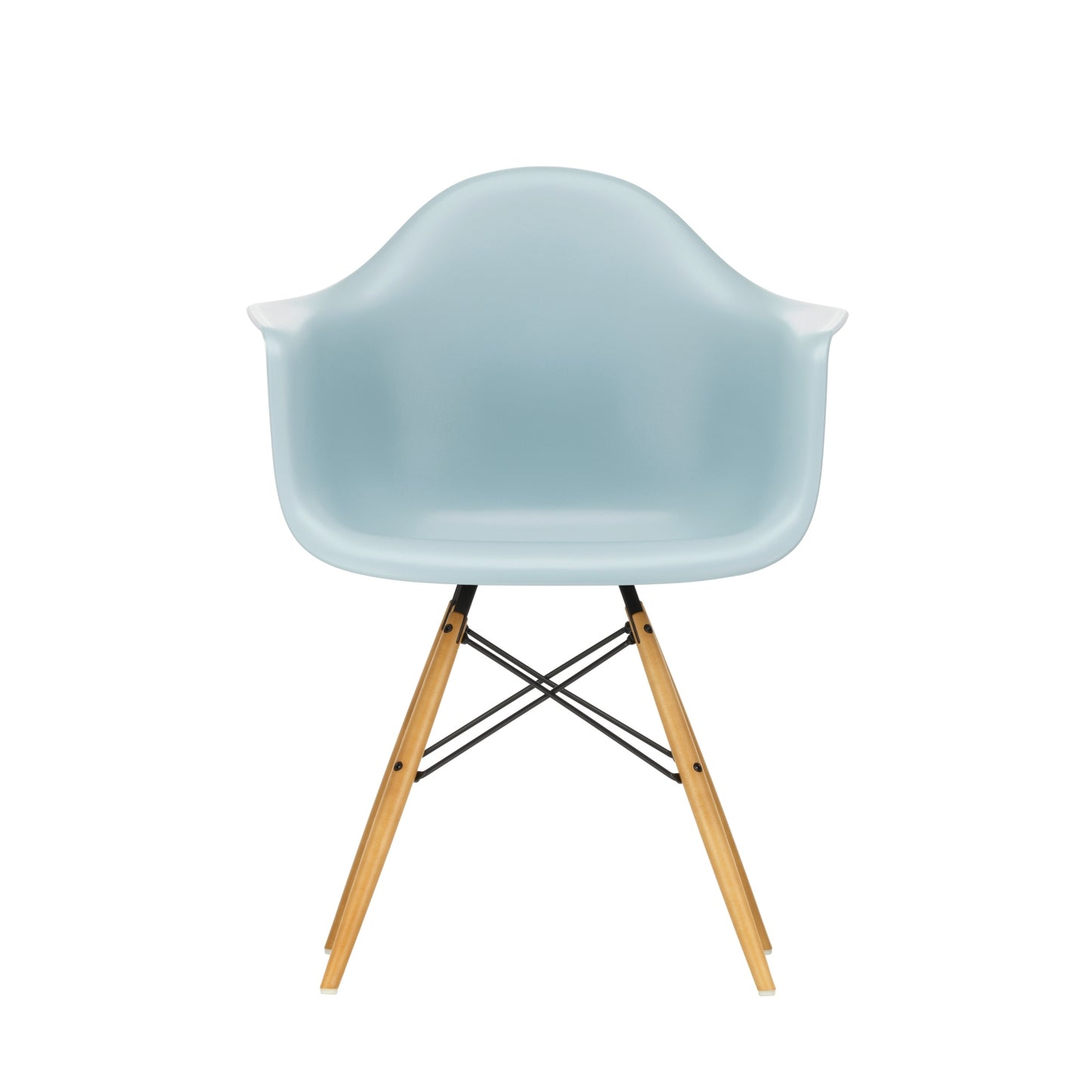 Vitra Eames DAW tuoli jäänharmaa/vaahtera