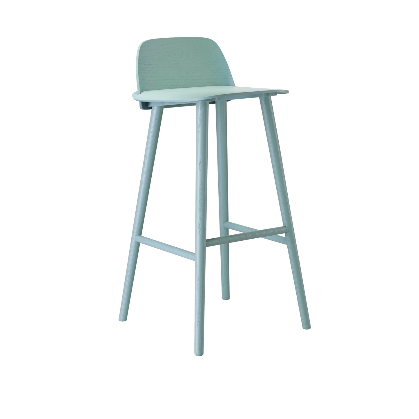 Muuto Nerd korkea baarituoli petrooli