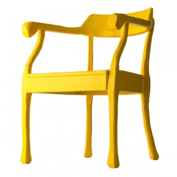 Muuto Raw nojatuoli keltainen
