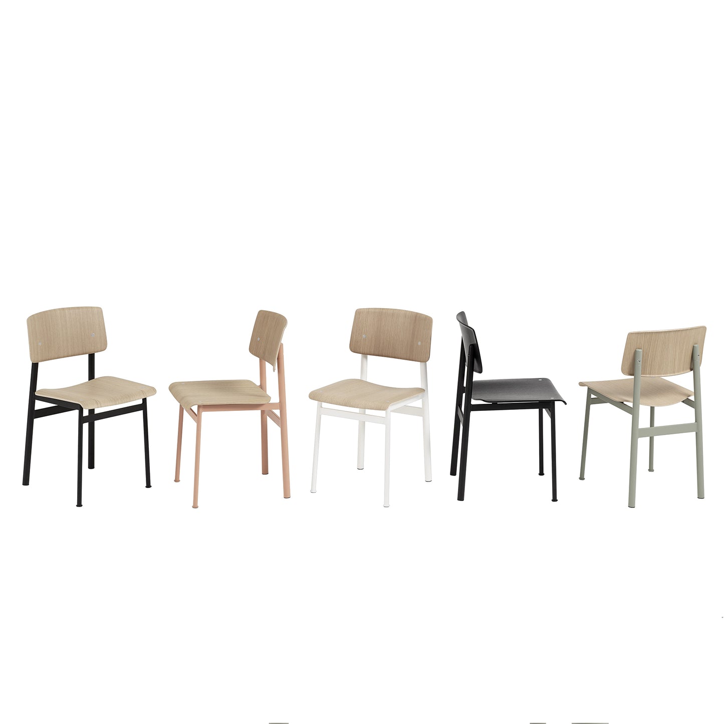 Muuto Loft tuoli musta tammi/musta