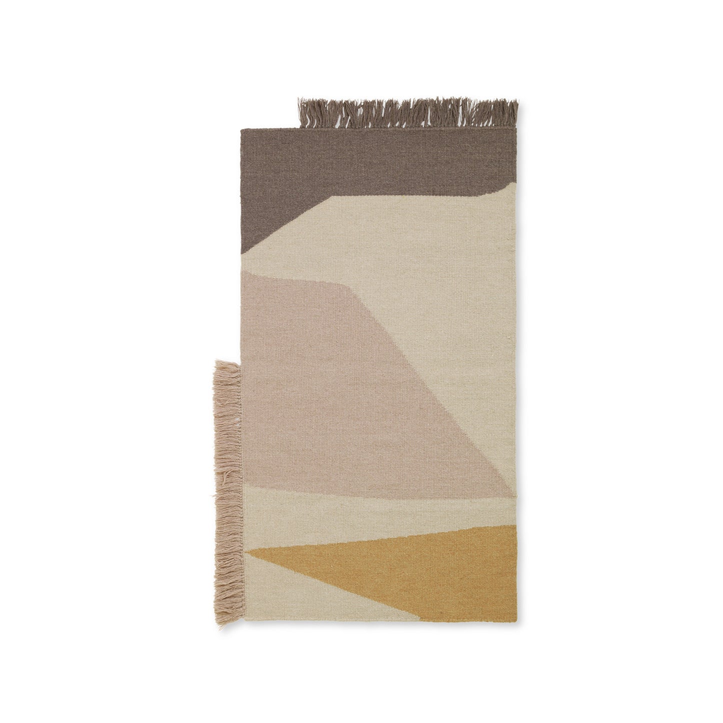 Ferm Living Kelim matto 80x140 earth