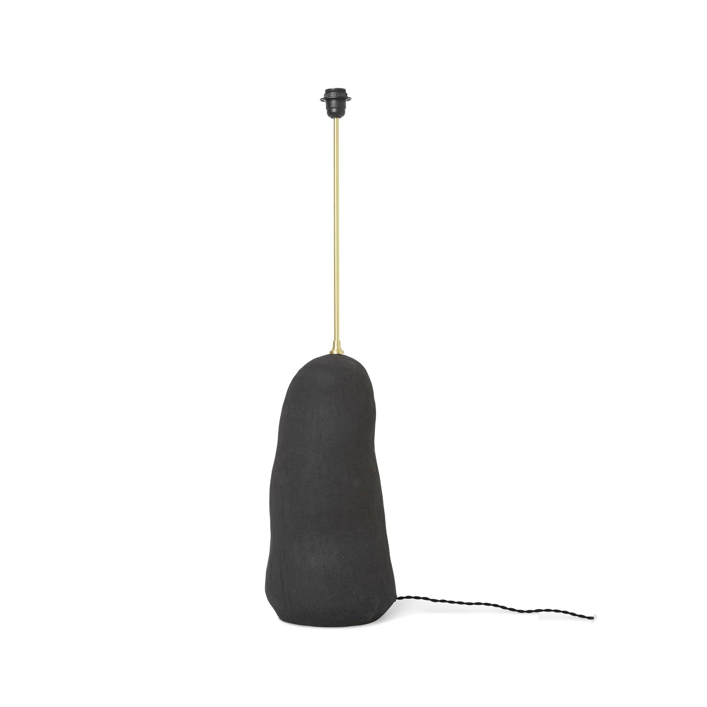 Ferm Living Hebe jalka L tummanharmaa