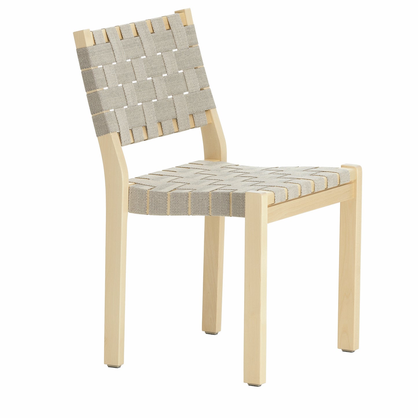 Artek 611 tuoli koivu/luonnonvärinen-musta