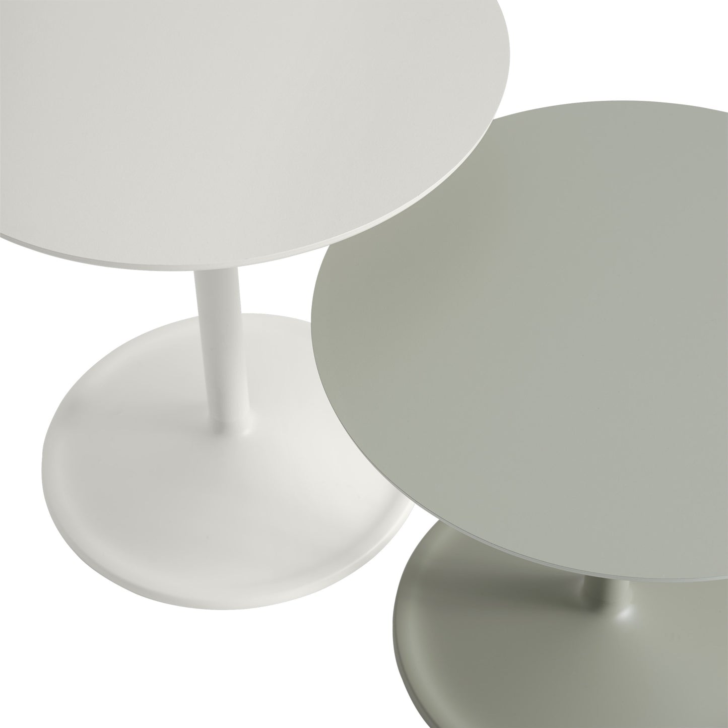 Muuto Soft sivupöytä Ø48 matala vihreä