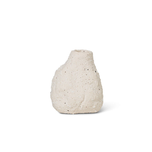 Ferm Living Vulca mini maljakko luonnonvalkoinen