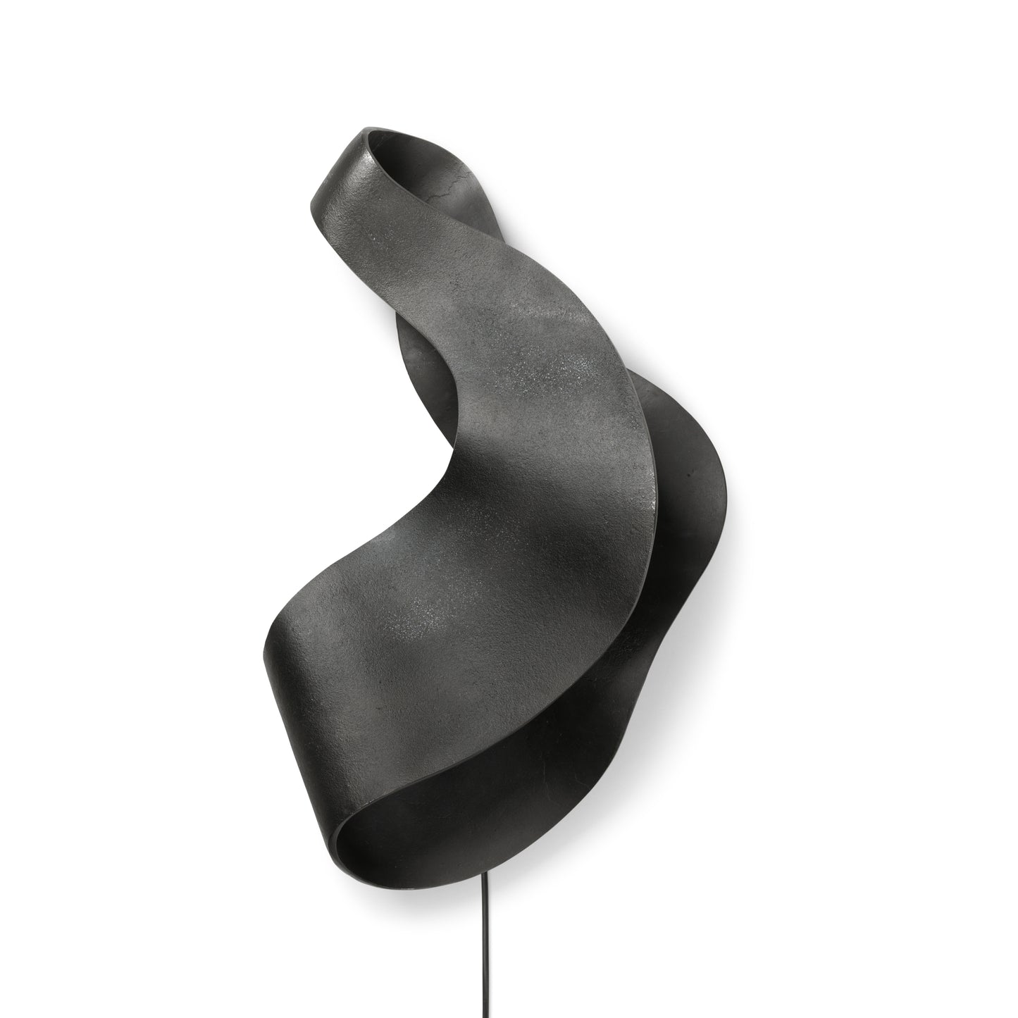Ferm Living Oyster seinävalaisin musta