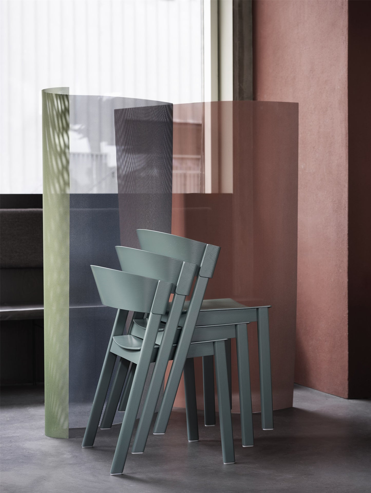 Muuto Cover tuoli vihreä