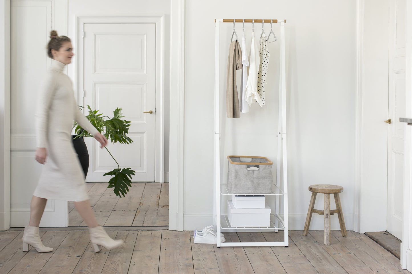 Brabantia Linn vaaterekki pieni valkoinen