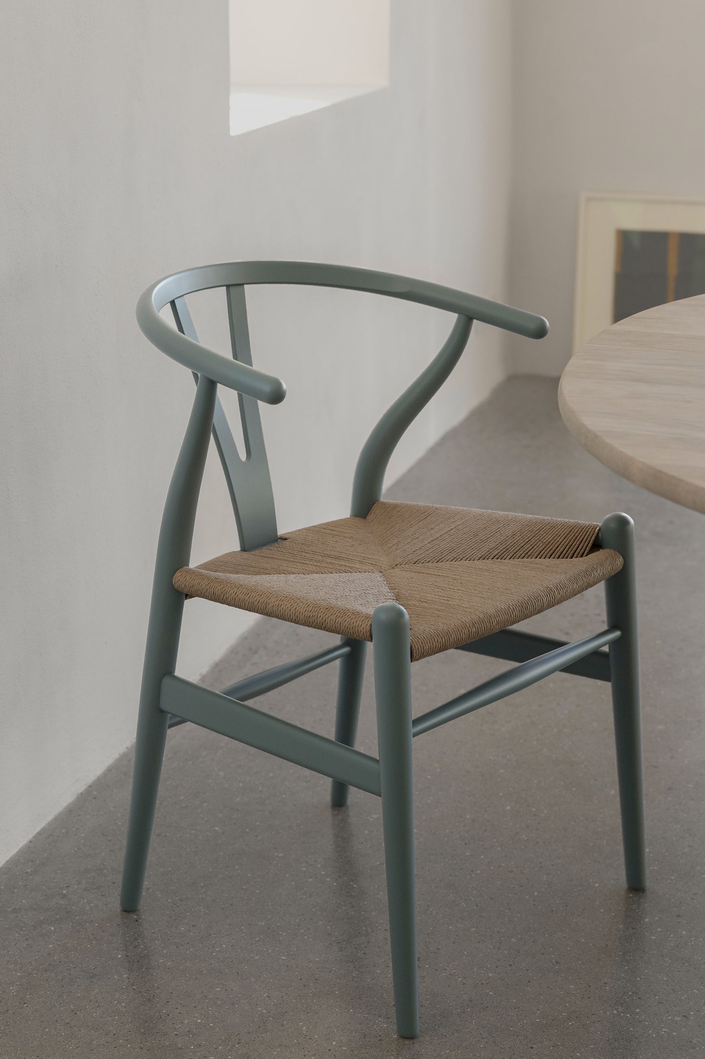 Carl Hansen & Søn CH24 Wishbone Soft Pewter pyökki/luonnonväri