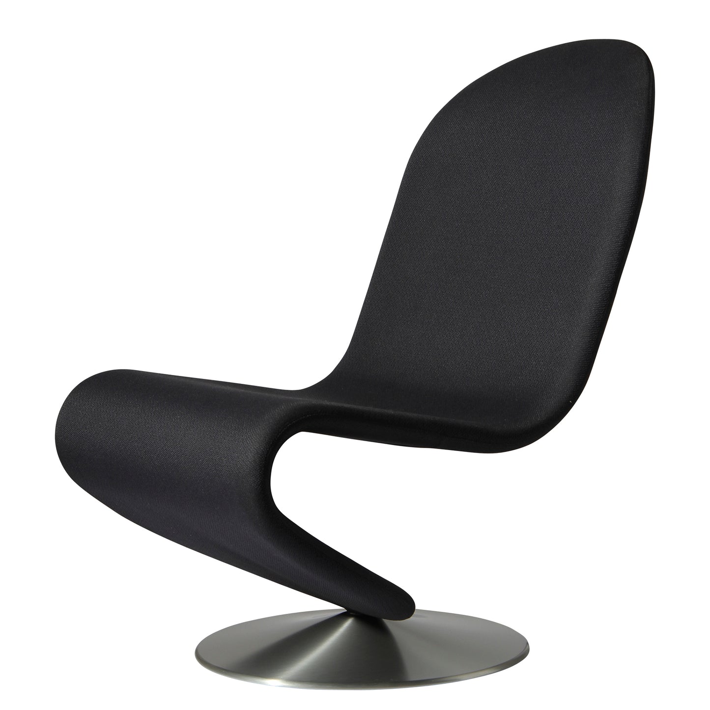 Verpan System 123 lounge standard musta