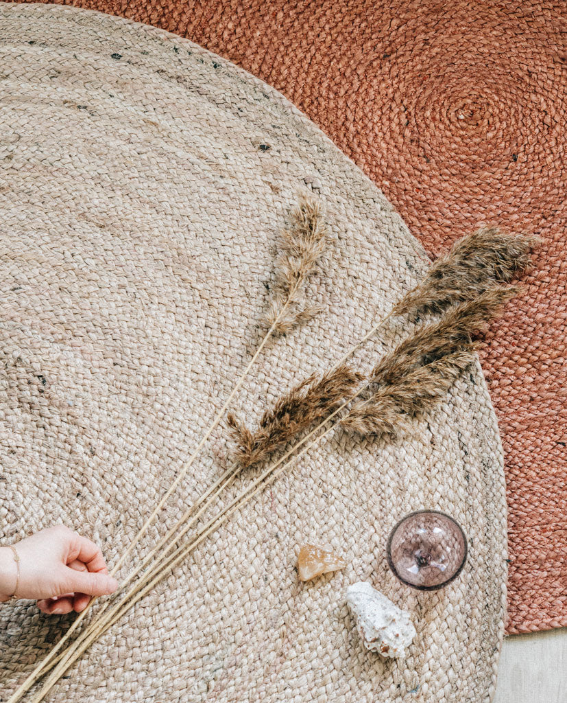 Finarte Natur matto Ø200 tummanharmaa