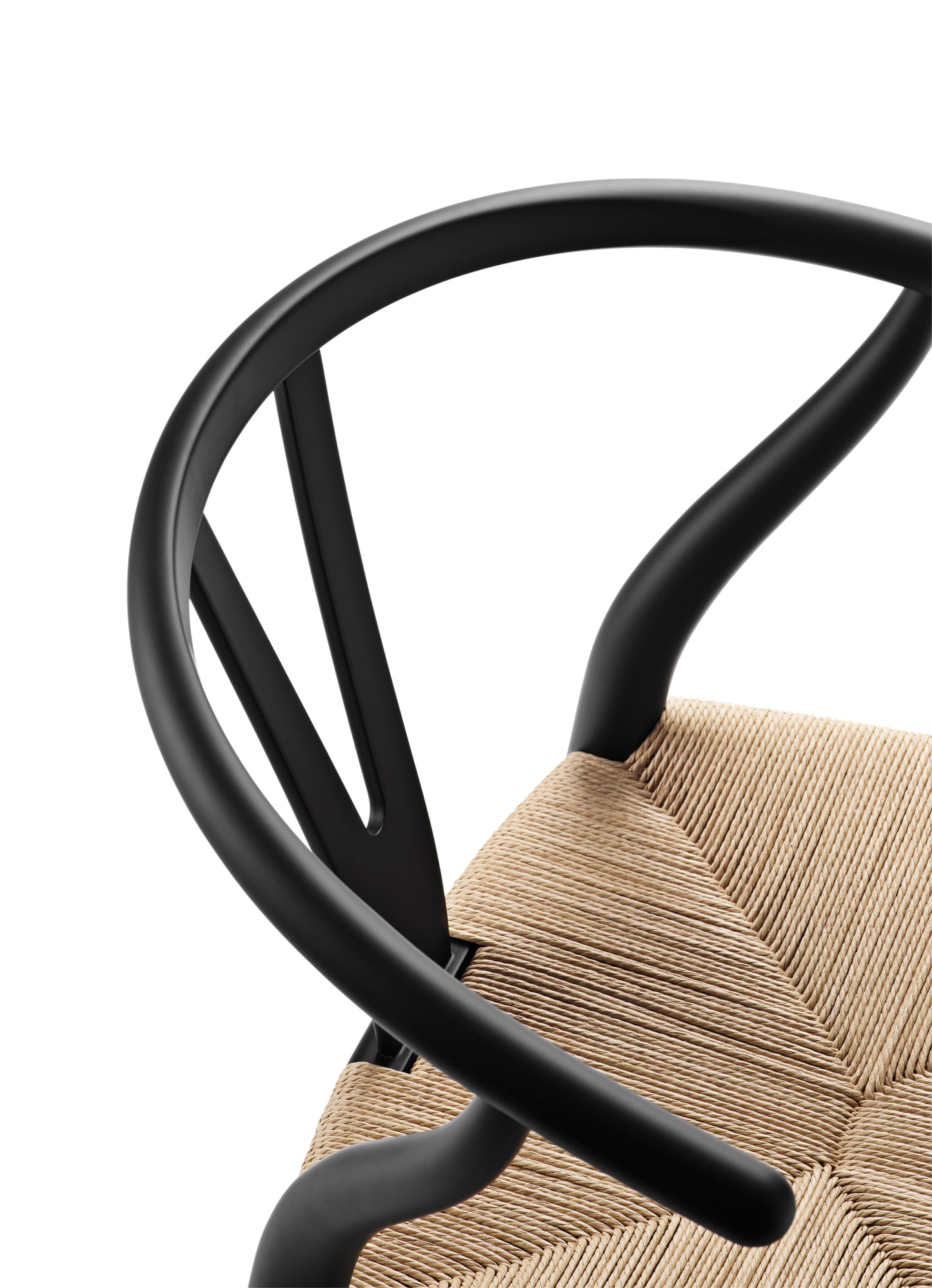 Carl Hansen & Søn CH24 Wishbone Soft musta pyökki/luonnonväri