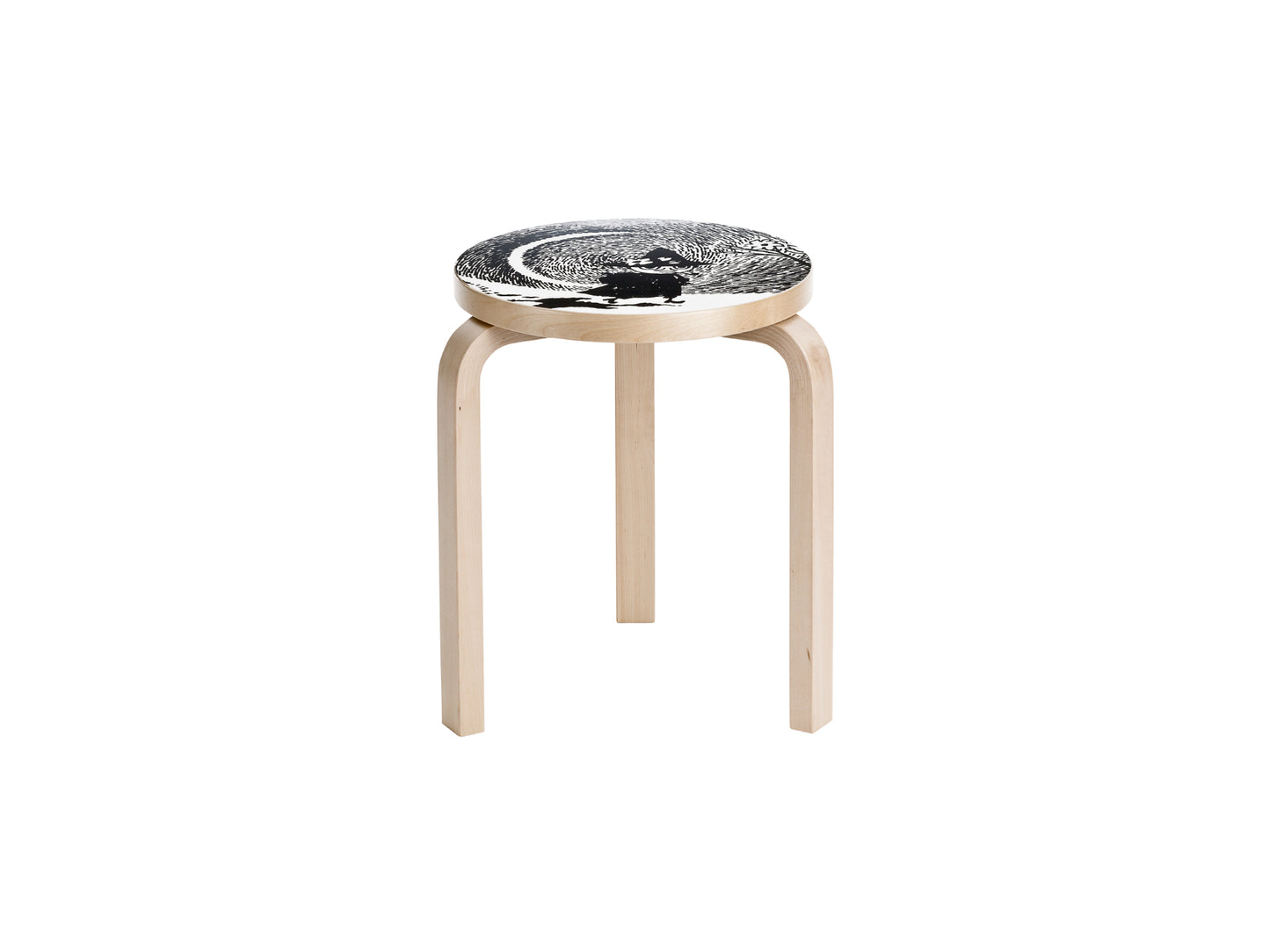 Artek 60 Muumi jakkara Nuuskamuikkunen