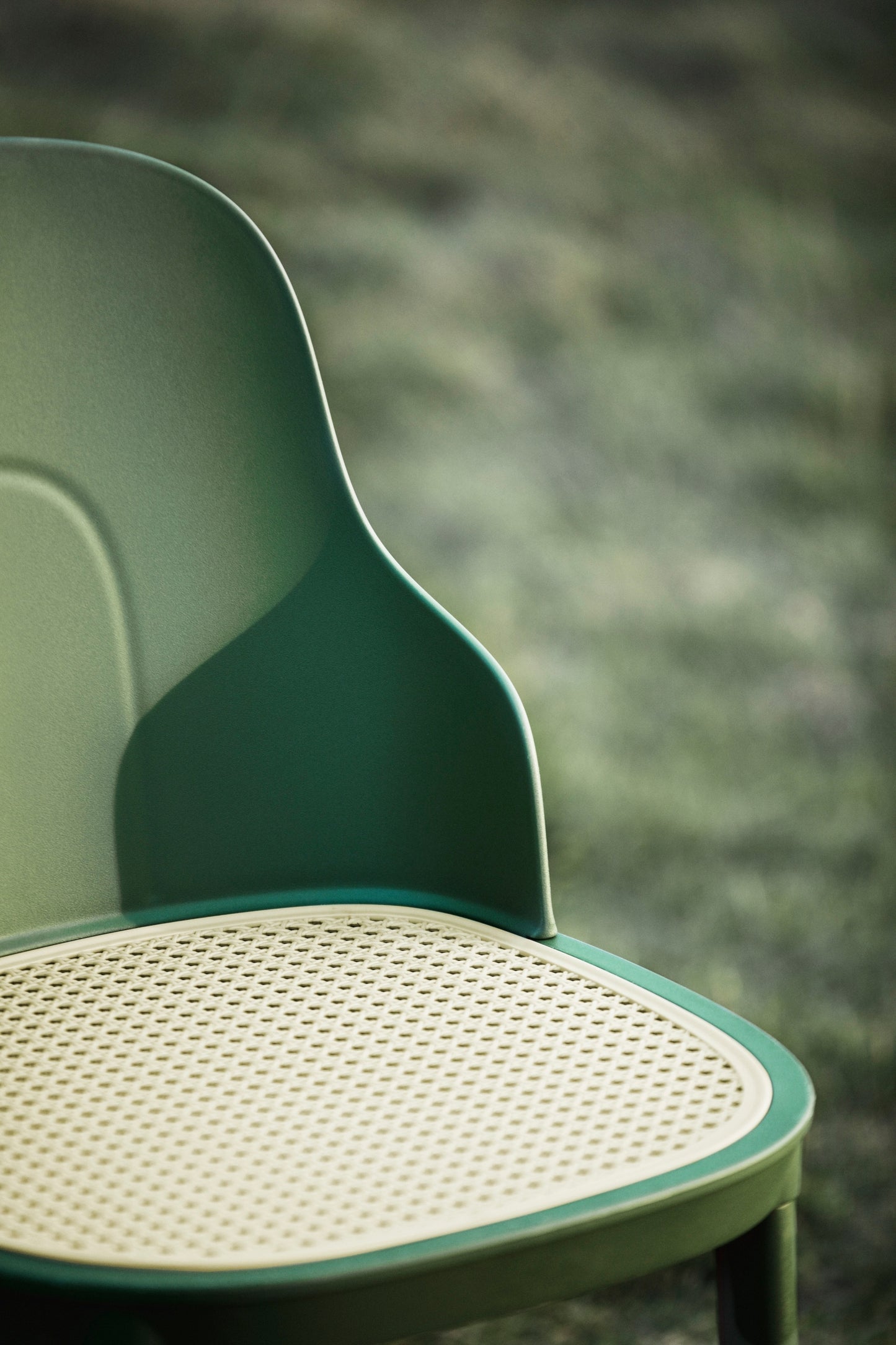 Normann Copenhagen Allez tuoli vihreä/polyrottinki