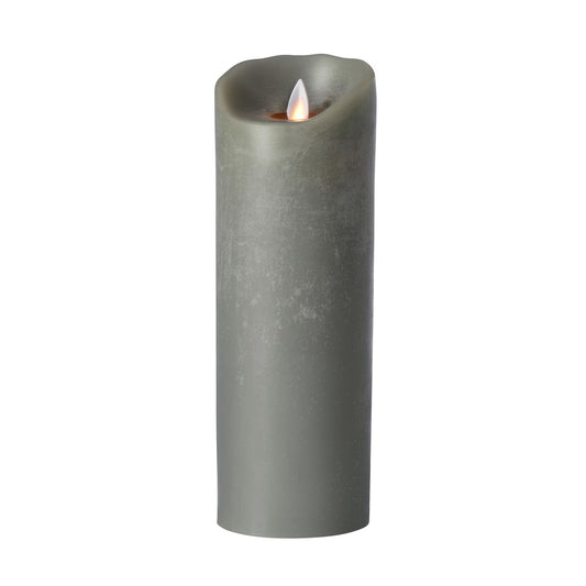Sompex Flame LED-kynttilä iso harmaa