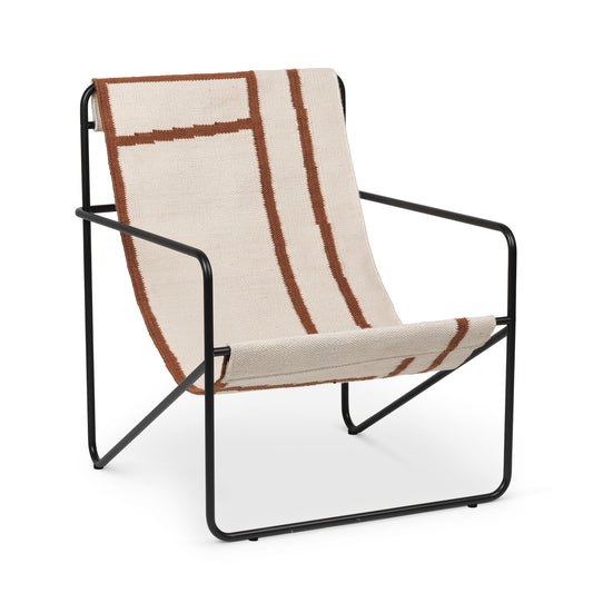 Ferm Living Desert lepotuoli musta/shape