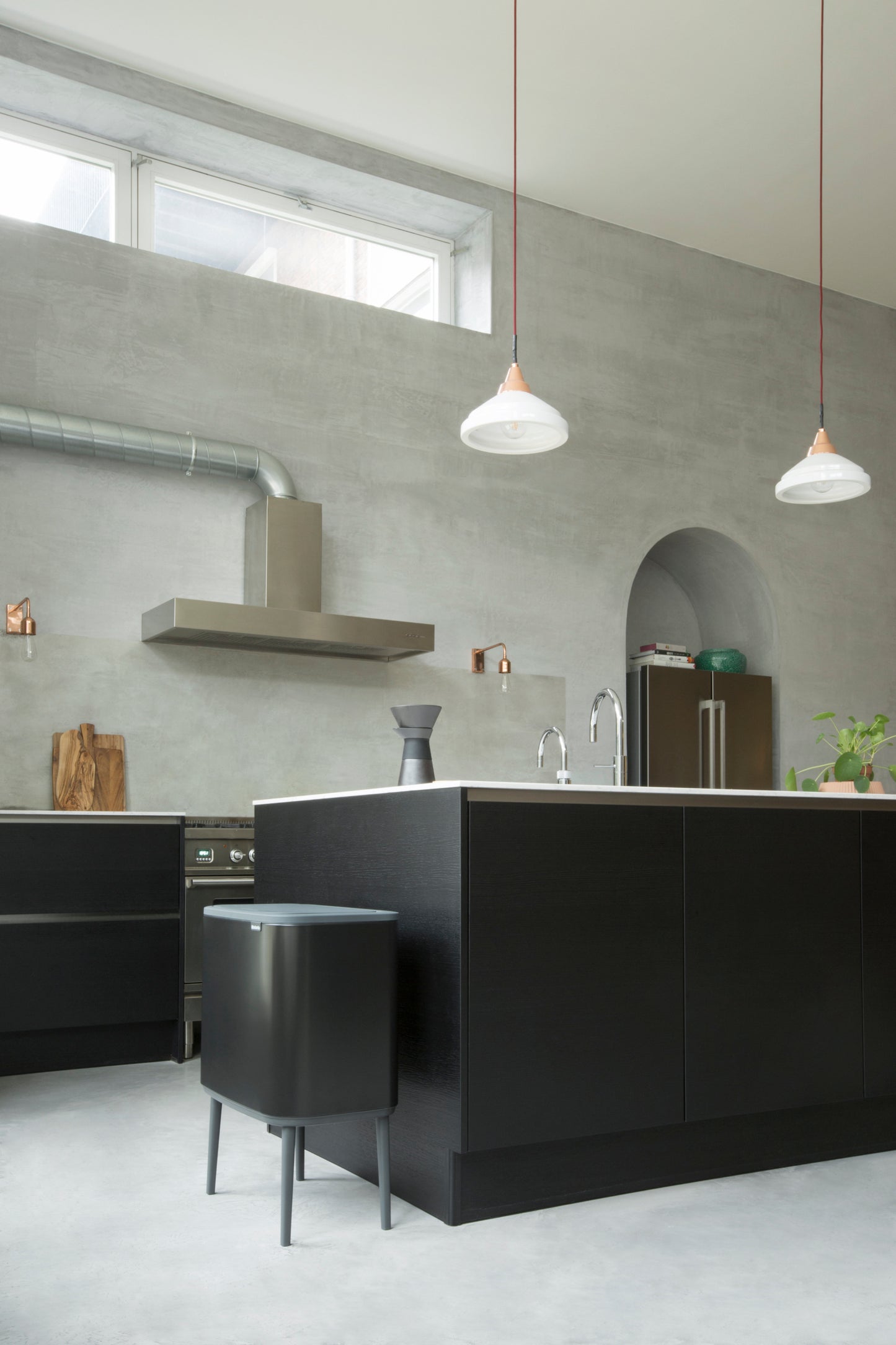 Brabantia Bo Touch 36l kierrätyskaluste matta musta