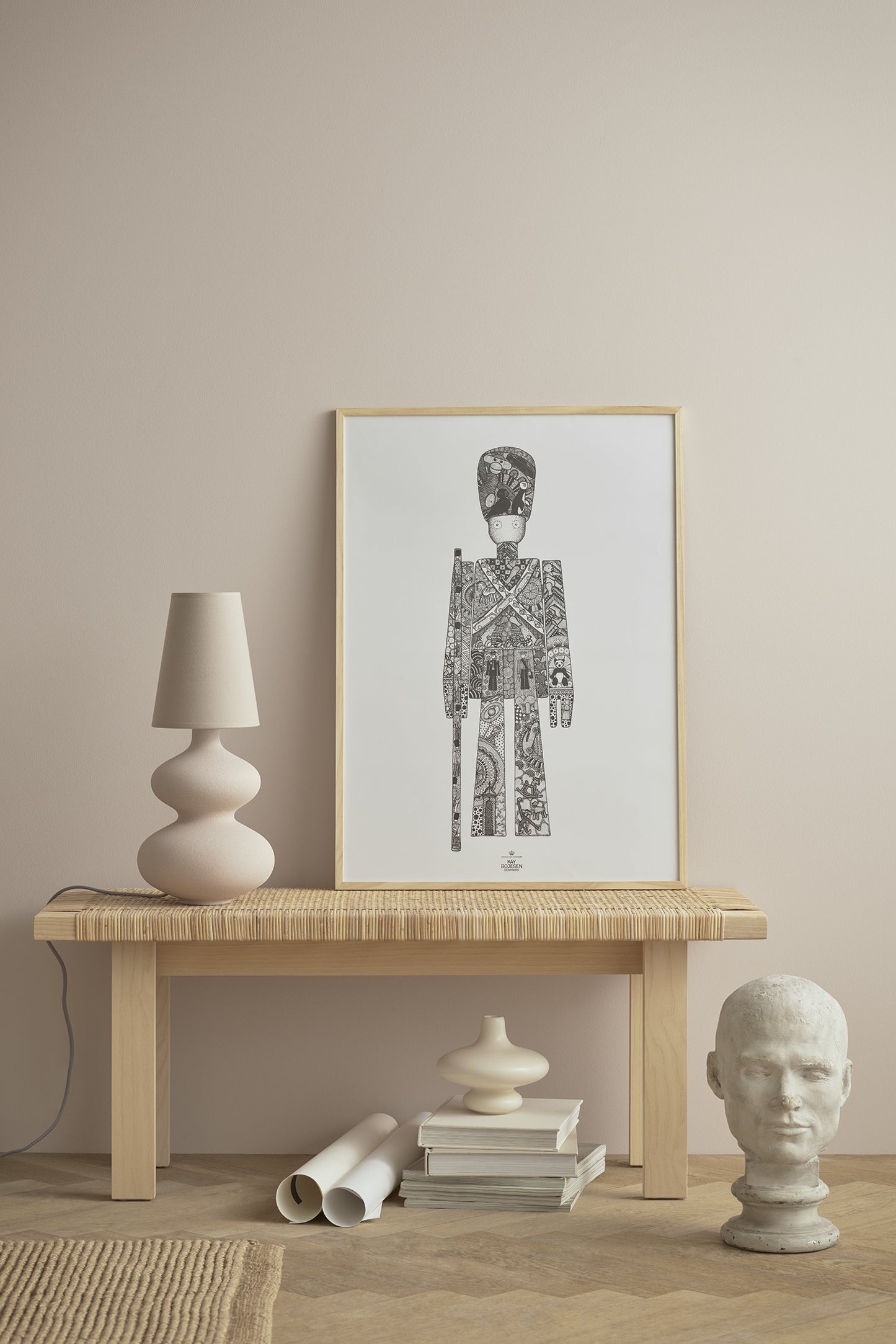 Kay Bojesen Kaartilainen juliste 50x70