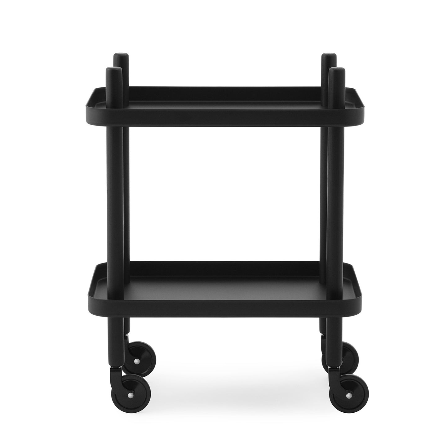 Normann Copenhagen Block tarjoiluvaunu kokomusta
