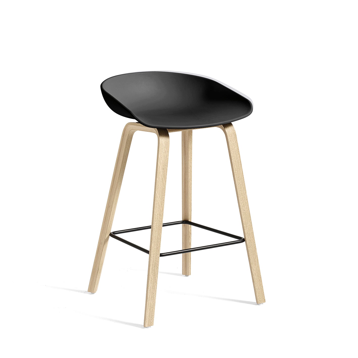 HAY About a Stool AAS32 musta/lakattu tammi, musta