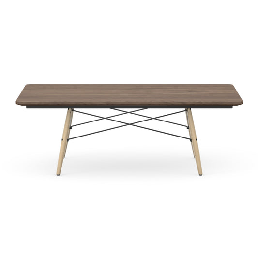 Vitra Eames sohvapöytä 114x76 saarni/pähkinä