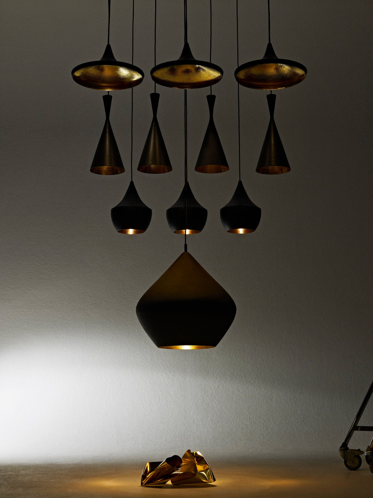 Tom Dixon Beat Light Tall valaisin musta