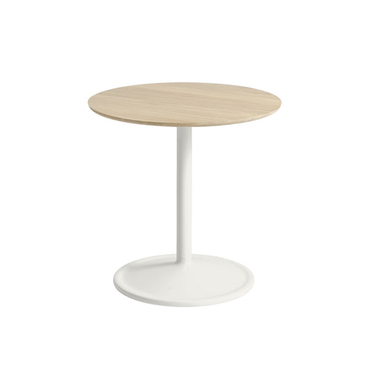 Muuto Soft sivupöytä Ø48 korkea tammi/luonnonvalkoinen