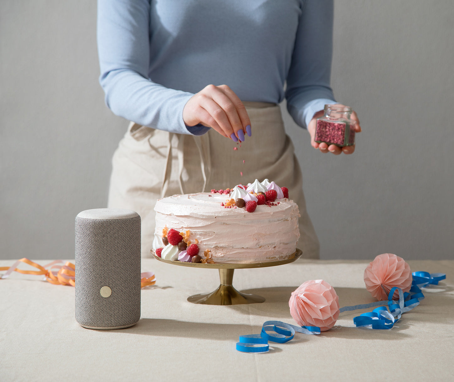 KREAFUNK aCAPPELLA CARE Bluetooth-kaiutin vehnäkuitu