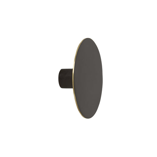 Ferm Living Hook Black brass ripustin L