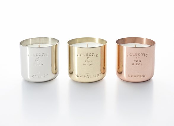 Tom Dixon Scent London tuoksukynttilä kupari