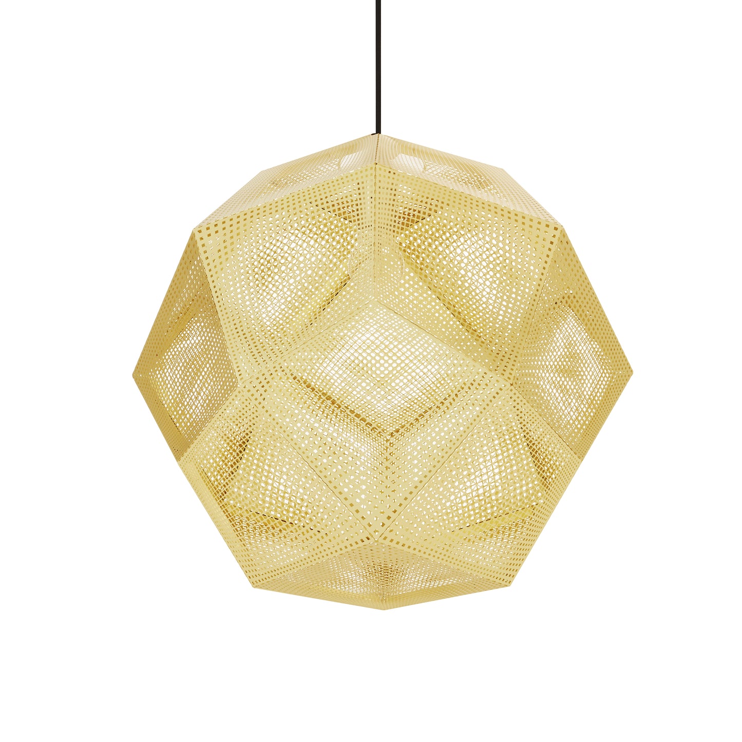 Tom Dixon Etch Shade Brass valaisin messinki
