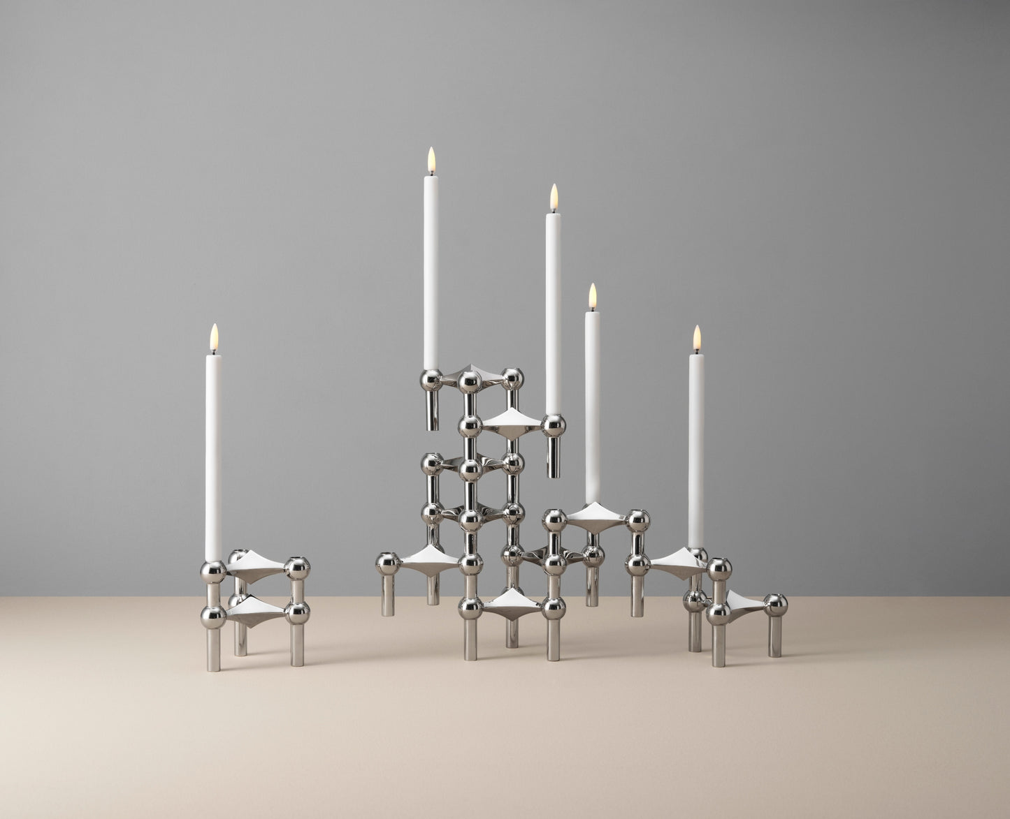 STOFF Nagel by Uyuni LED-kynttilä 2kpl valkoinen