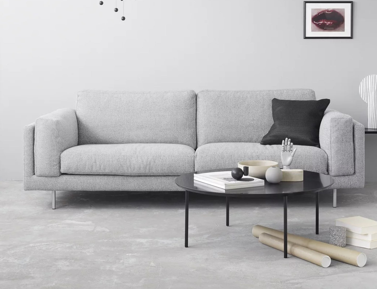 Interface Mama Slim sohva 242cm kangasverhoilu