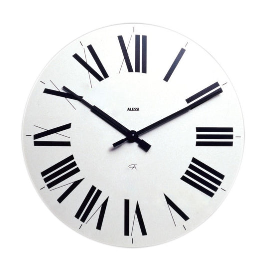 Alessi Firenze seinäkello valkoinen