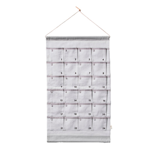 Ferm Living joulukalenteri harmaa