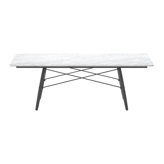 Vitra Eames sohvapöytä 114x76 musta/valkoinen marmori