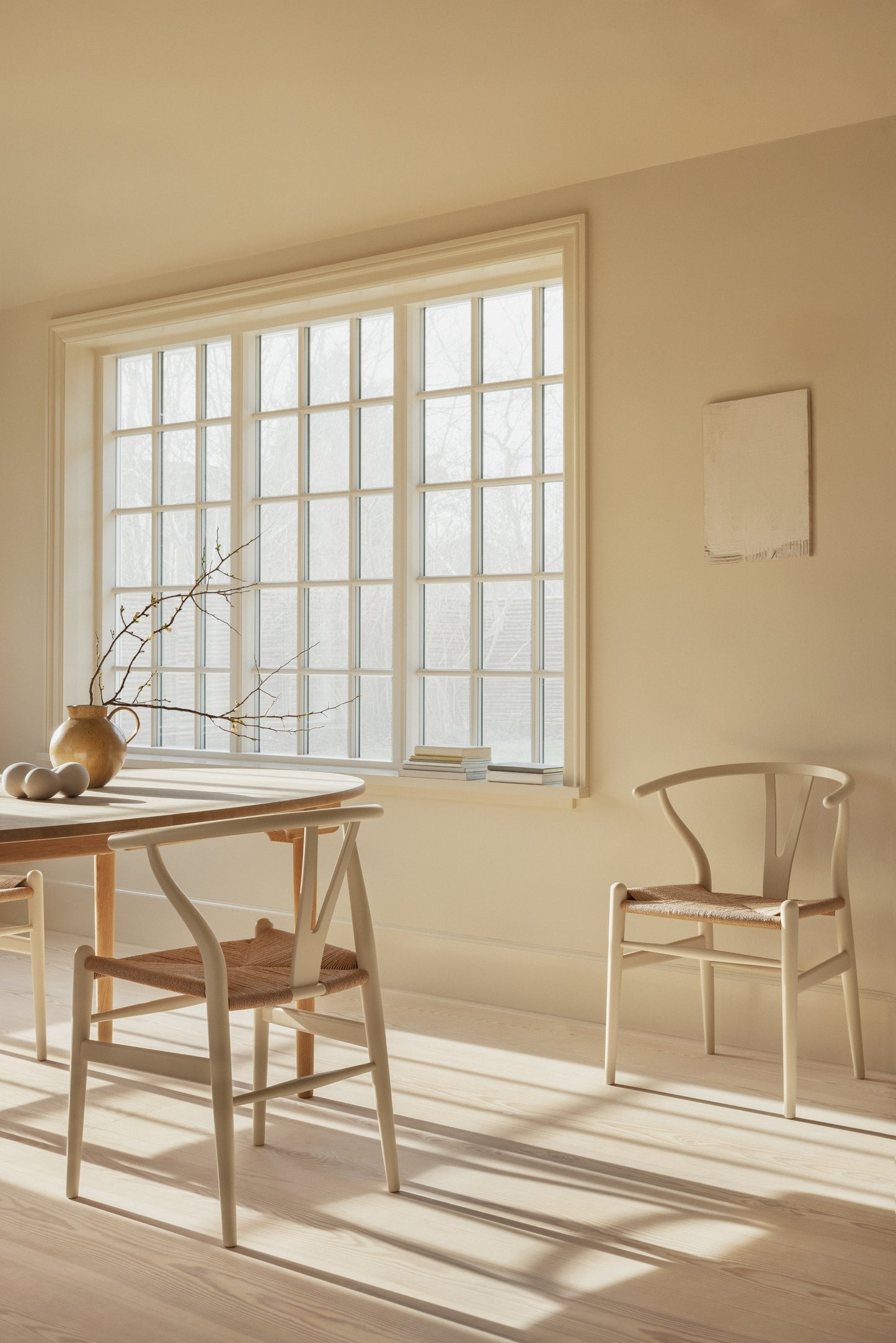 Carl Hansen & Søn CH24 Wishbone Soft Barley pyökki/luonnonväri