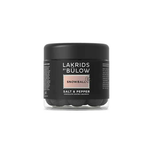 Lakrids by Bülow Snowball - Salt & Pepper lakritsipurkki pieni