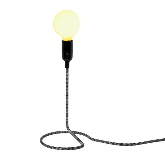 Design House Stockholm Cord lamp mini musta/valkoinen