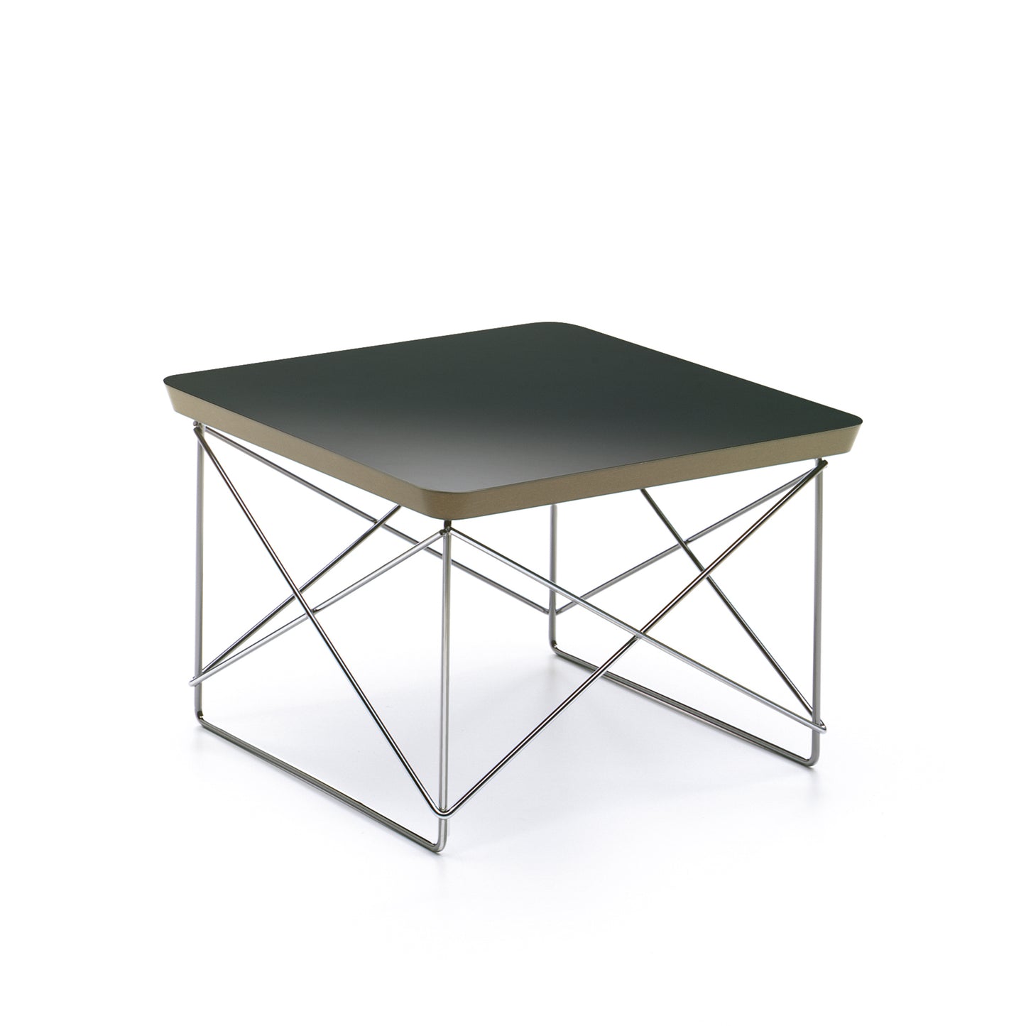 Vitra Eames LTR Occasional pöytä musta/kromi