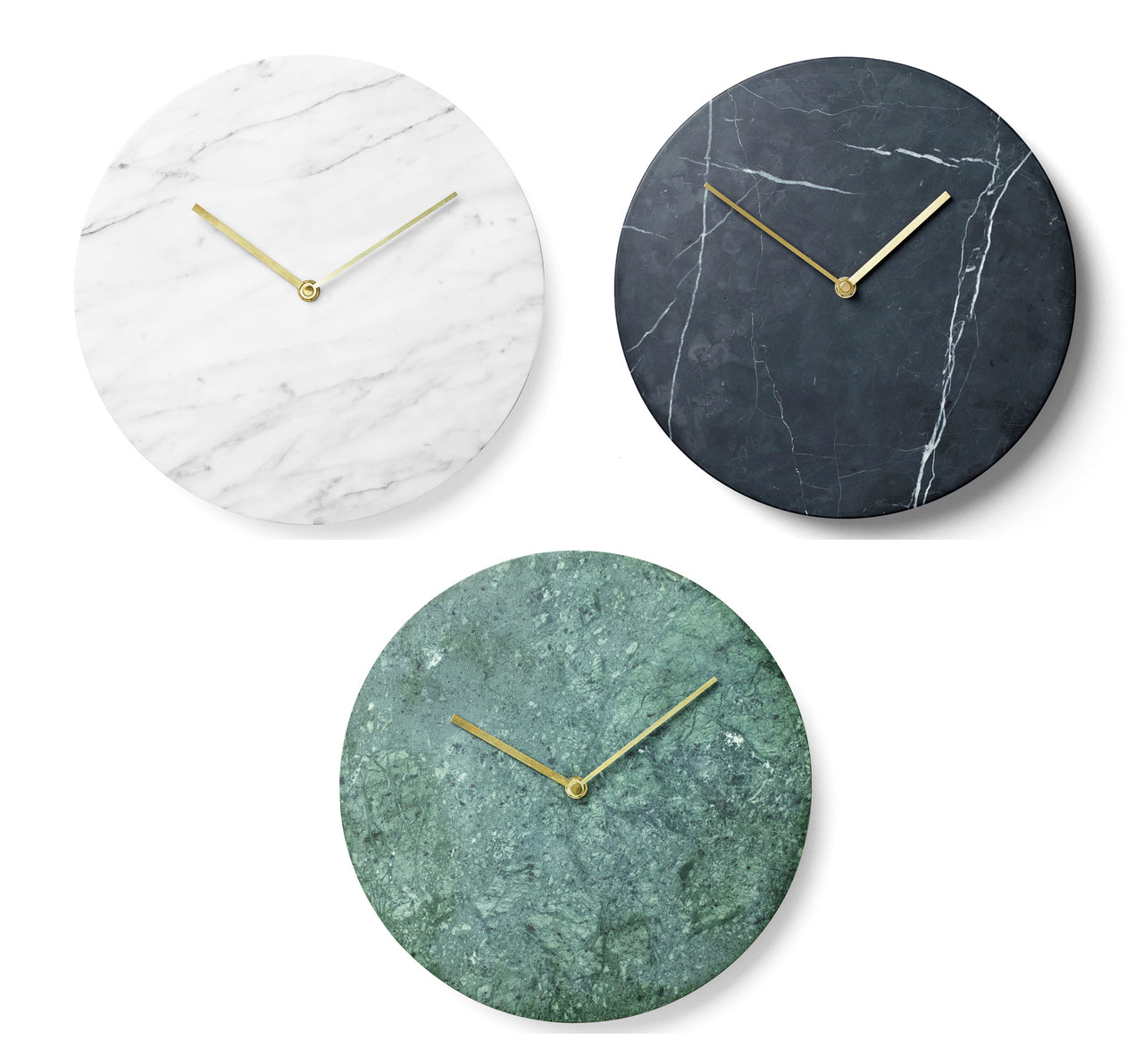 Menu Marble seinäkello vihreä