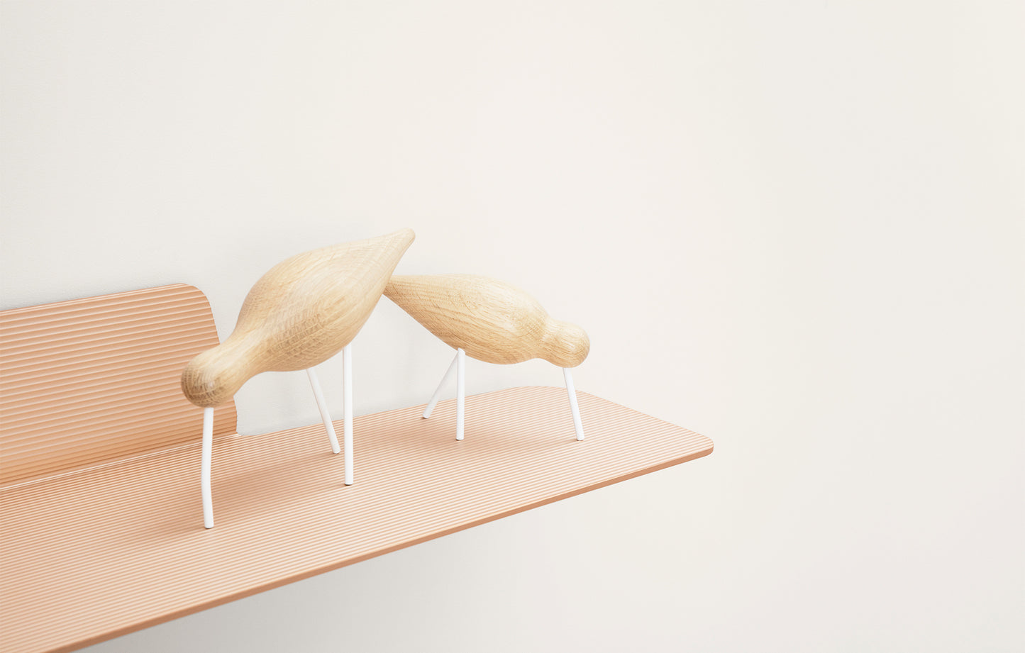 Normann Copenhagen Shorebird M tammi/valkoinen metalli