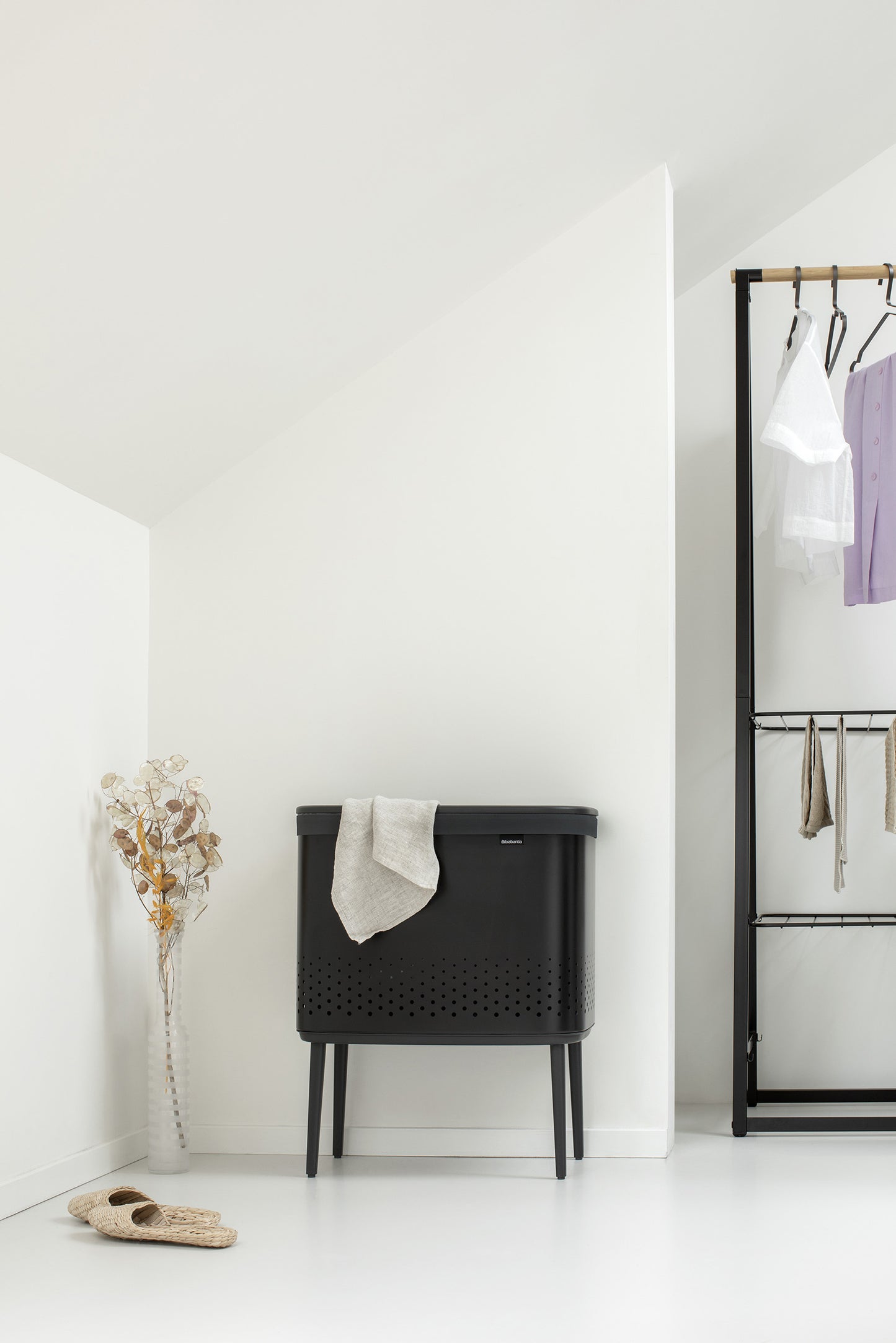 Brabantia Bo pyykkikori 60l mattamusta