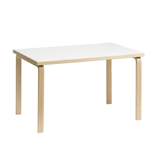 Artek 81B pöytä matala, valkoinen laminaatti