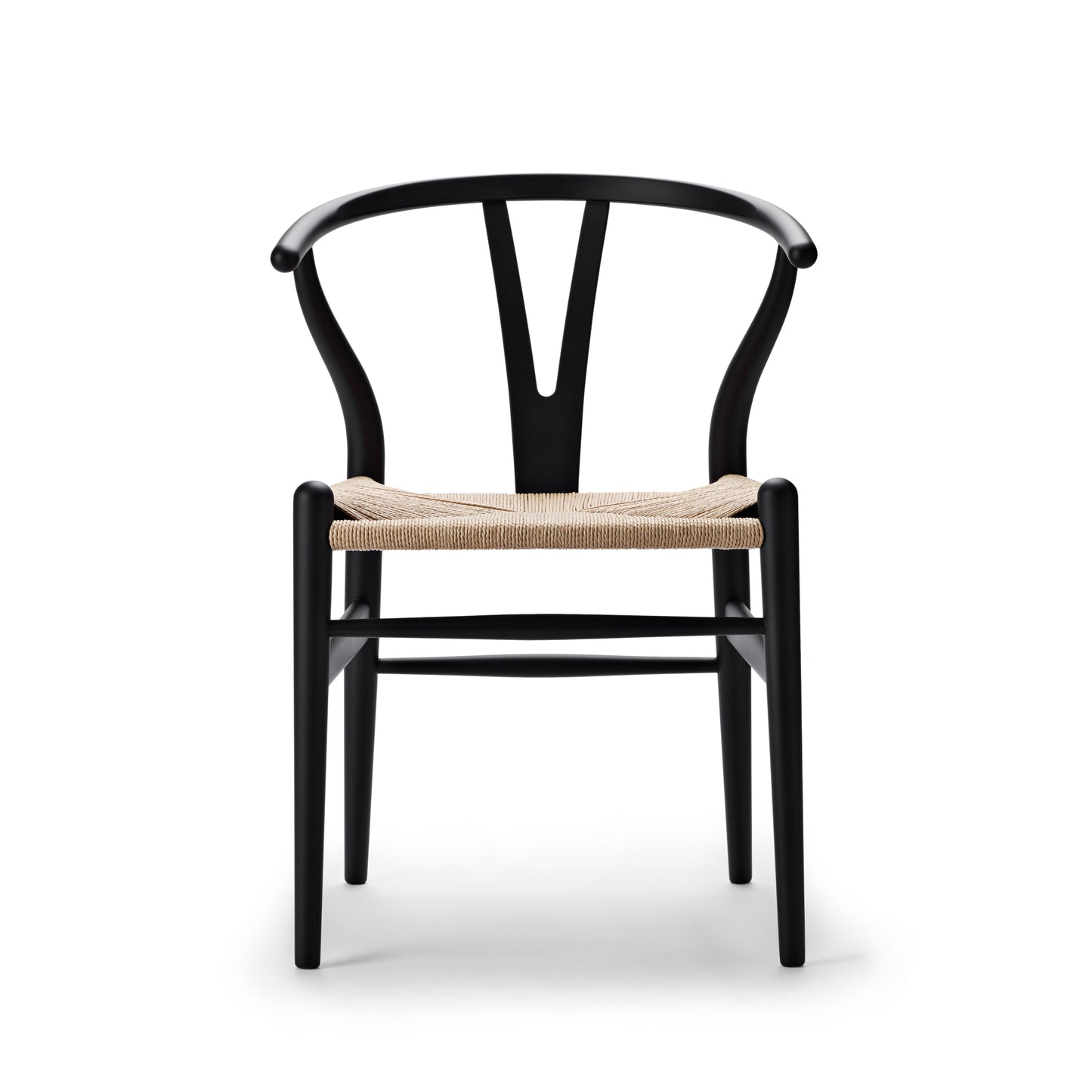 Carl Hansen & Søn CH24 Wishbone Soft musta pyökki/luonnonväri