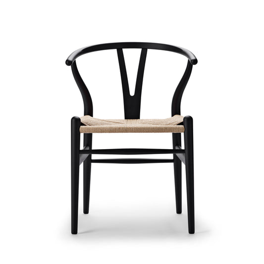 Carl Hansen & Søn CH24 Wishbone Soft musta pyökki/luonnonväri